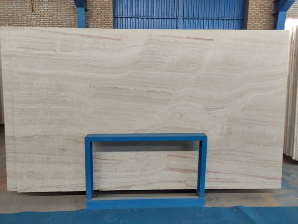 Iran White Polished Travertine