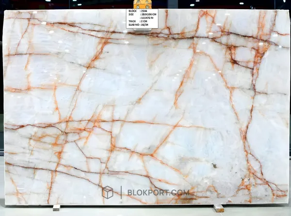 Crystallo Roso Polished Quartzite