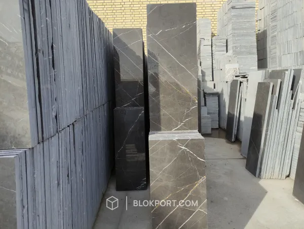 Pietra Grey Polished Marble