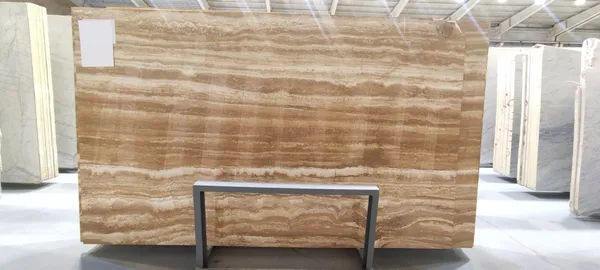 Light Beige Polished Travertine