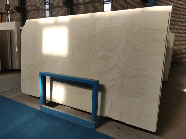 Iran White Polished Travertine