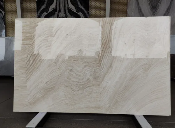 Iran White Polished Travertine