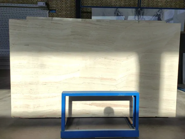 Iran White Polished Travertine