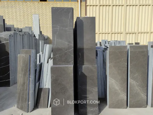 Pietra Grey Polished Marble