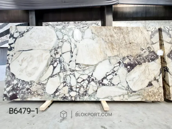 Calacatta Viola Brushed Marble
