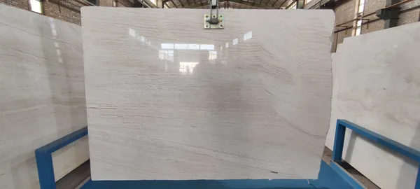 Iran White Polished Travertine